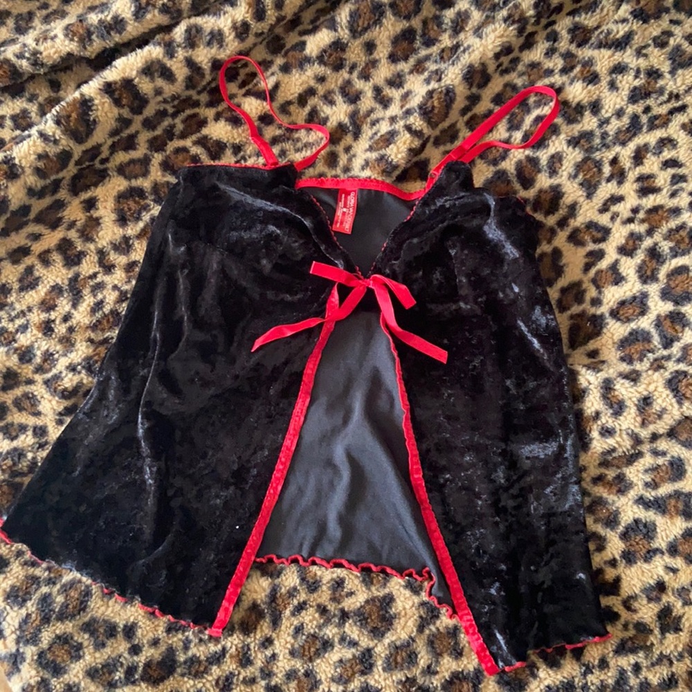 Goth open camisole top